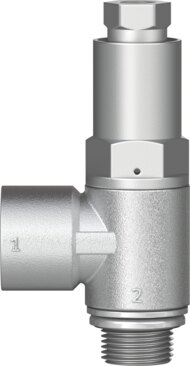 Piloted check valve