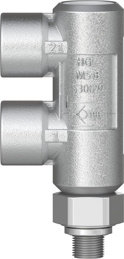 Piloted check valve