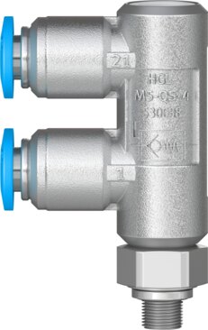 Piloted check valve
