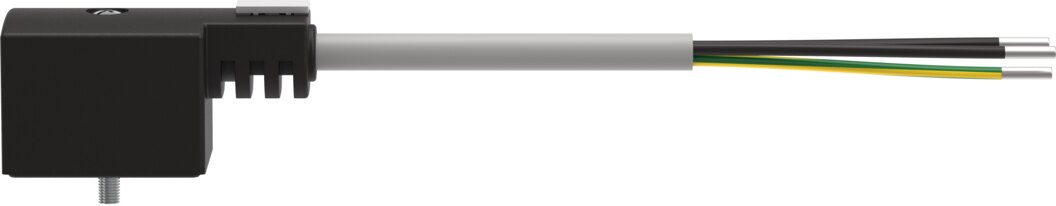 Plug socket with cable