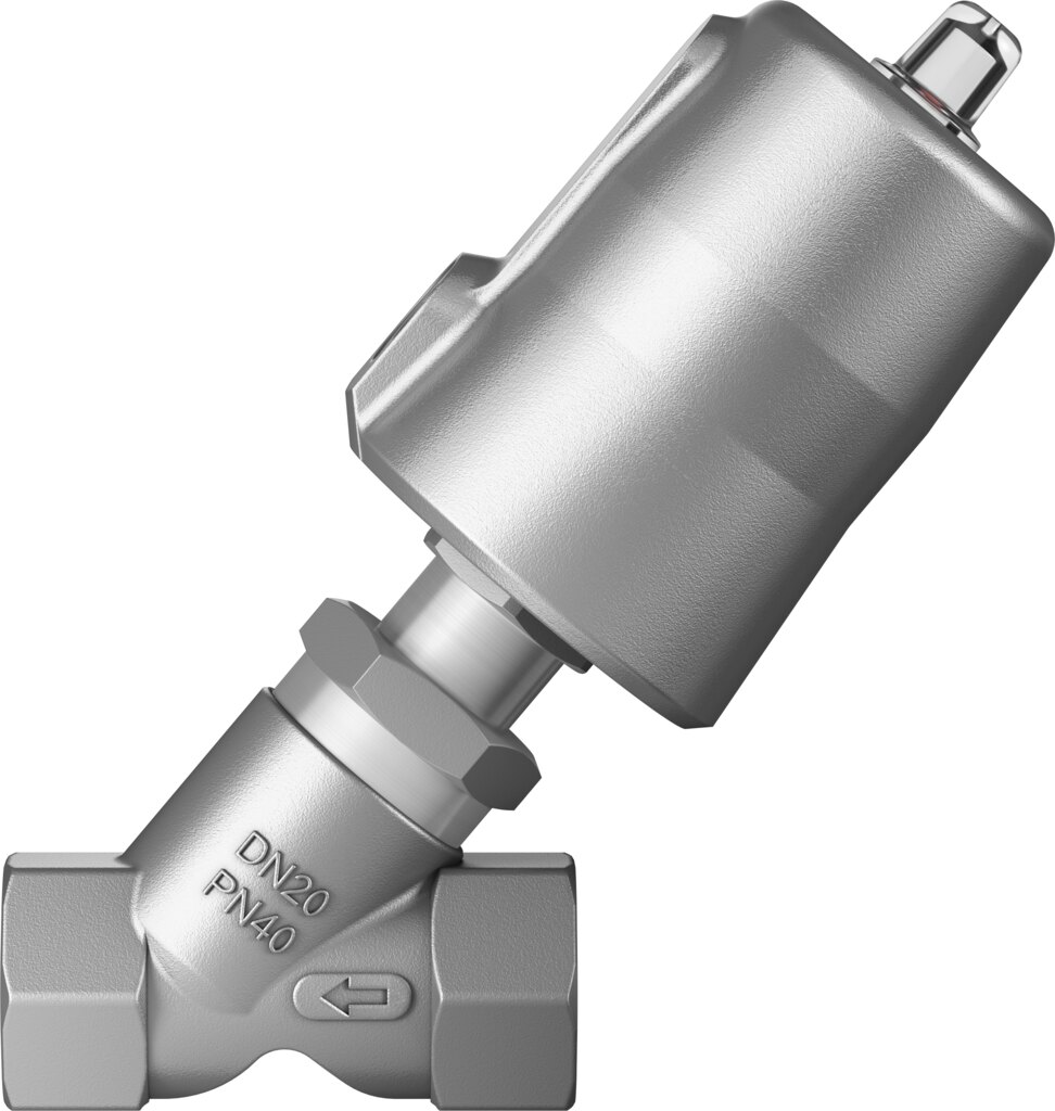 Angle seat valve