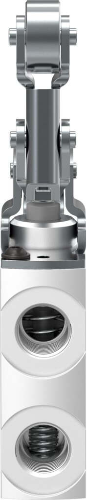 Roller lever valve