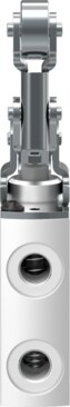Roller lever valve