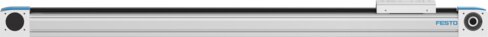 Toothed belt axis