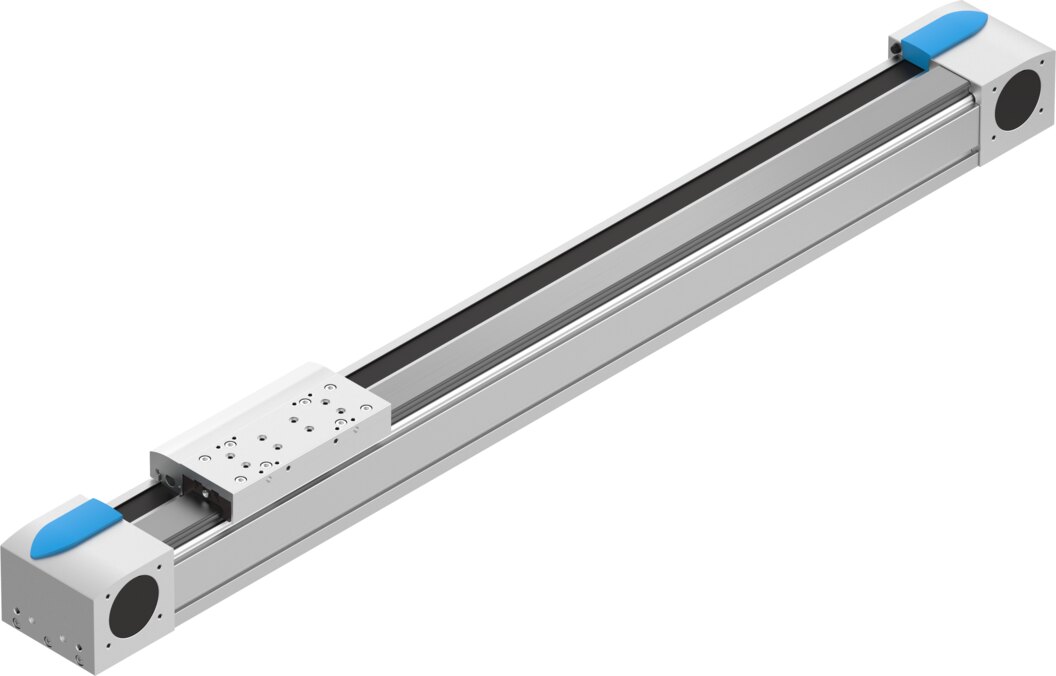 Toothed belt axis