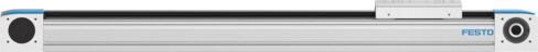 Toothed belt axis