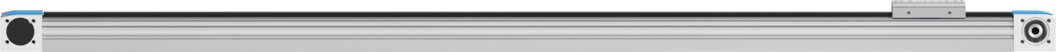Toothed belt axis