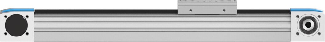 Toothed belt axis