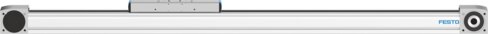 Toothed belt axis