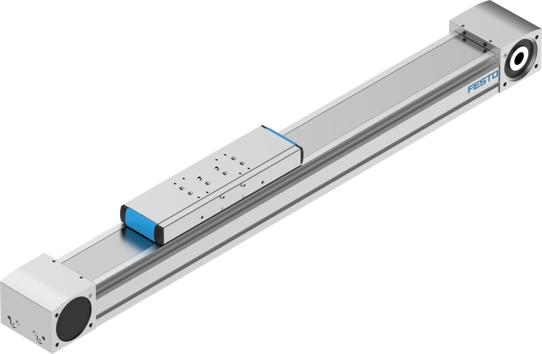 Toothed belt axis