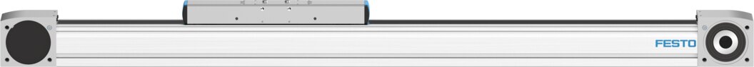Toothed belt axis
