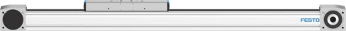 Toothed belt axis