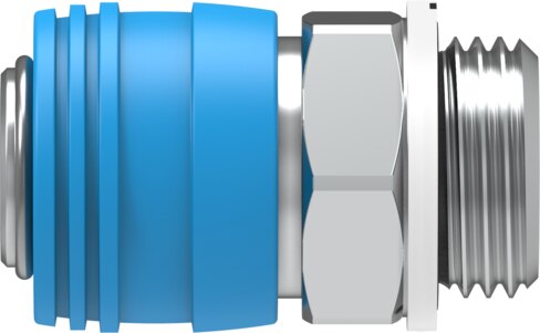 Quick coupling socket