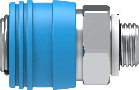 Quick coupling socket