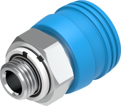 Quick coupling socket