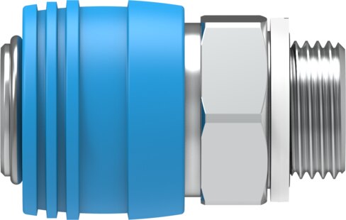 Quick coupling socket