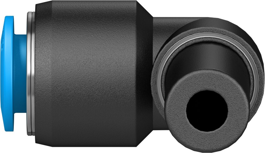 Push-in L-connector