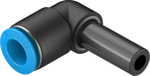 Push-in L-connector