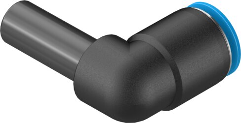 Push-in L-connector