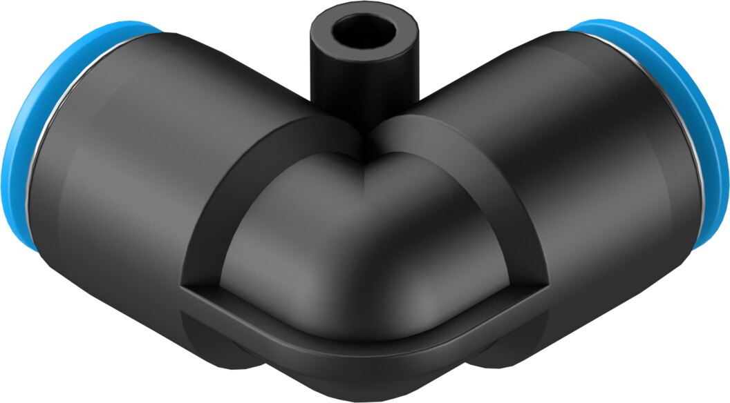 Push-in L-connector