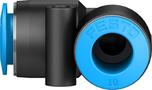 Push-in L-connector
