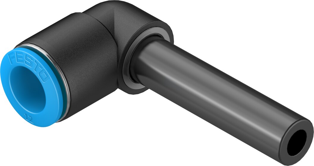 Push-in L-connector