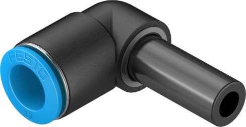 Push-in L-connector