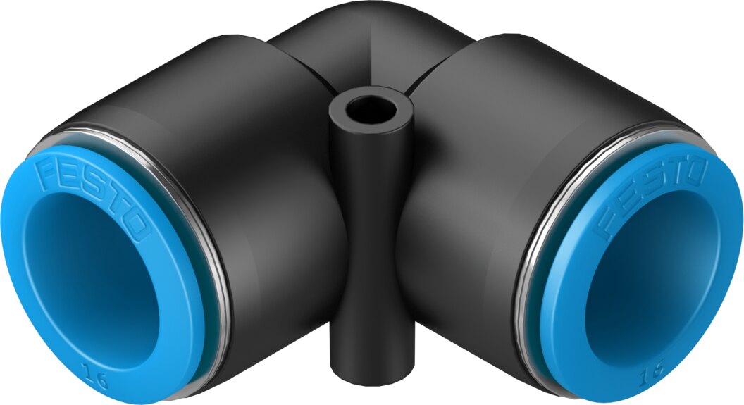 Push-in L-connector