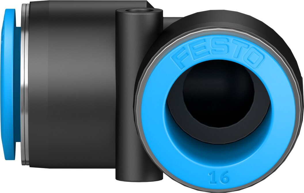Push-in L-connector