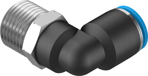 Push-in L-fitting