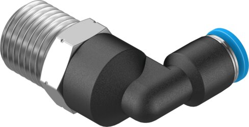 Push-in L-fitting
