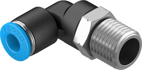 Push-in L-fitting