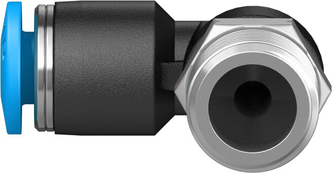 Push-in L-fitting