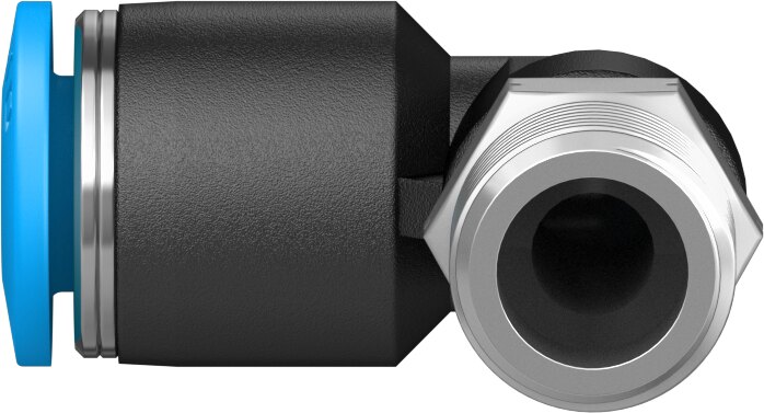 Push-in L-fitting