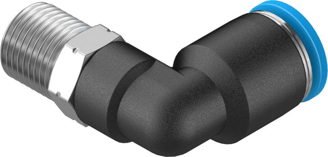 Push-in L-fitting
