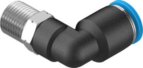 Push-in L-fitting