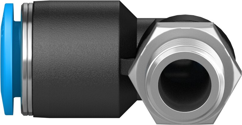 Push-in L-fitting