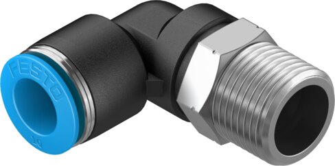 Push-in L-fitting