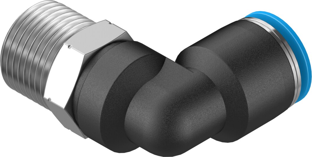 Push-in L-fitting
