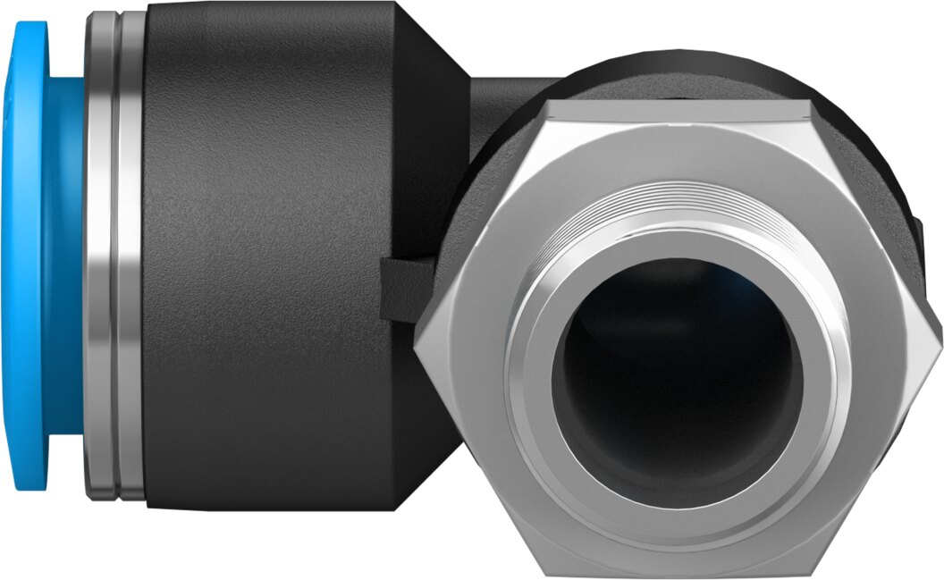 Push-in L-fitting