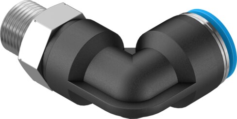 Push-in L-fitting