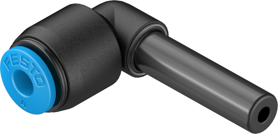 Push-in L-connector