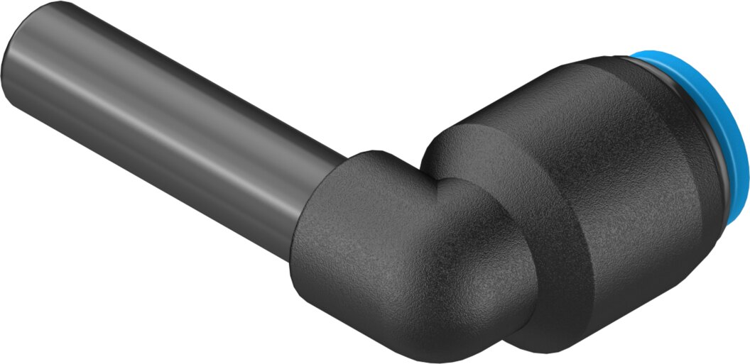 Push-in L-connector