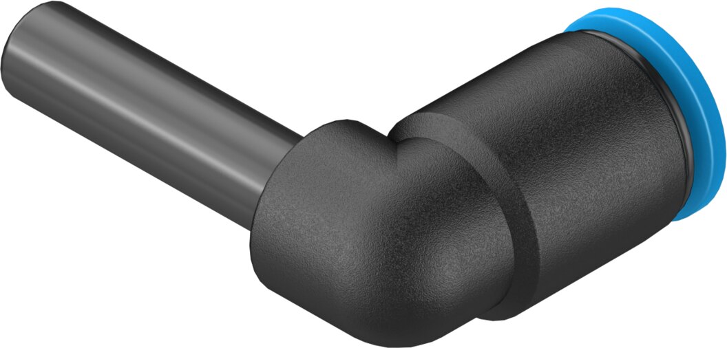 Push-in L-connector