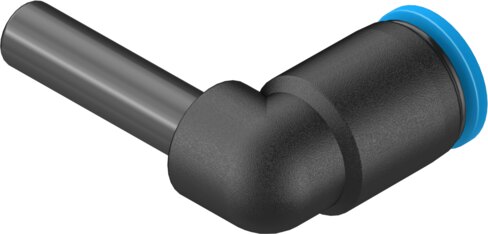 Push-in L-connector