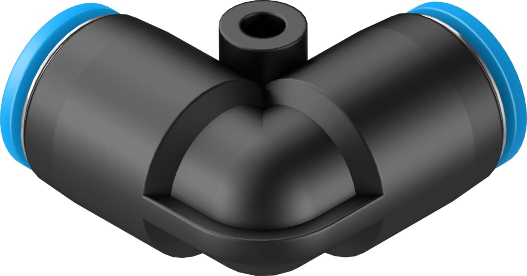 Push-in L-connector