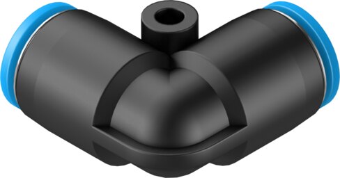 Push-in L-connector