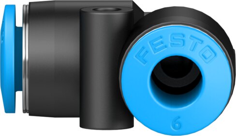 Push-in L-connector