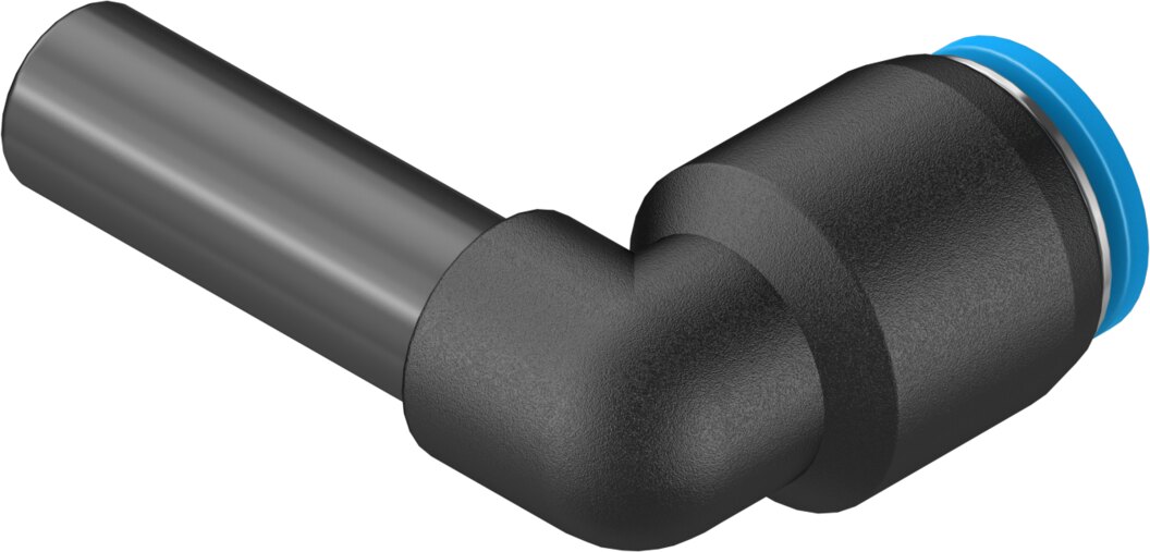 Push-in L-connector