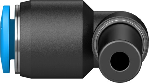 Push-in L-connector